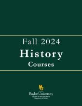 Fall 2024 History Courses