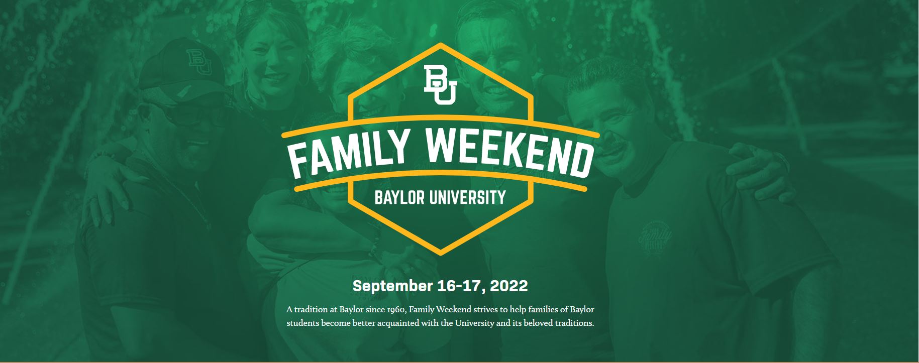 Baylor Family Weekend 9/16-9/17