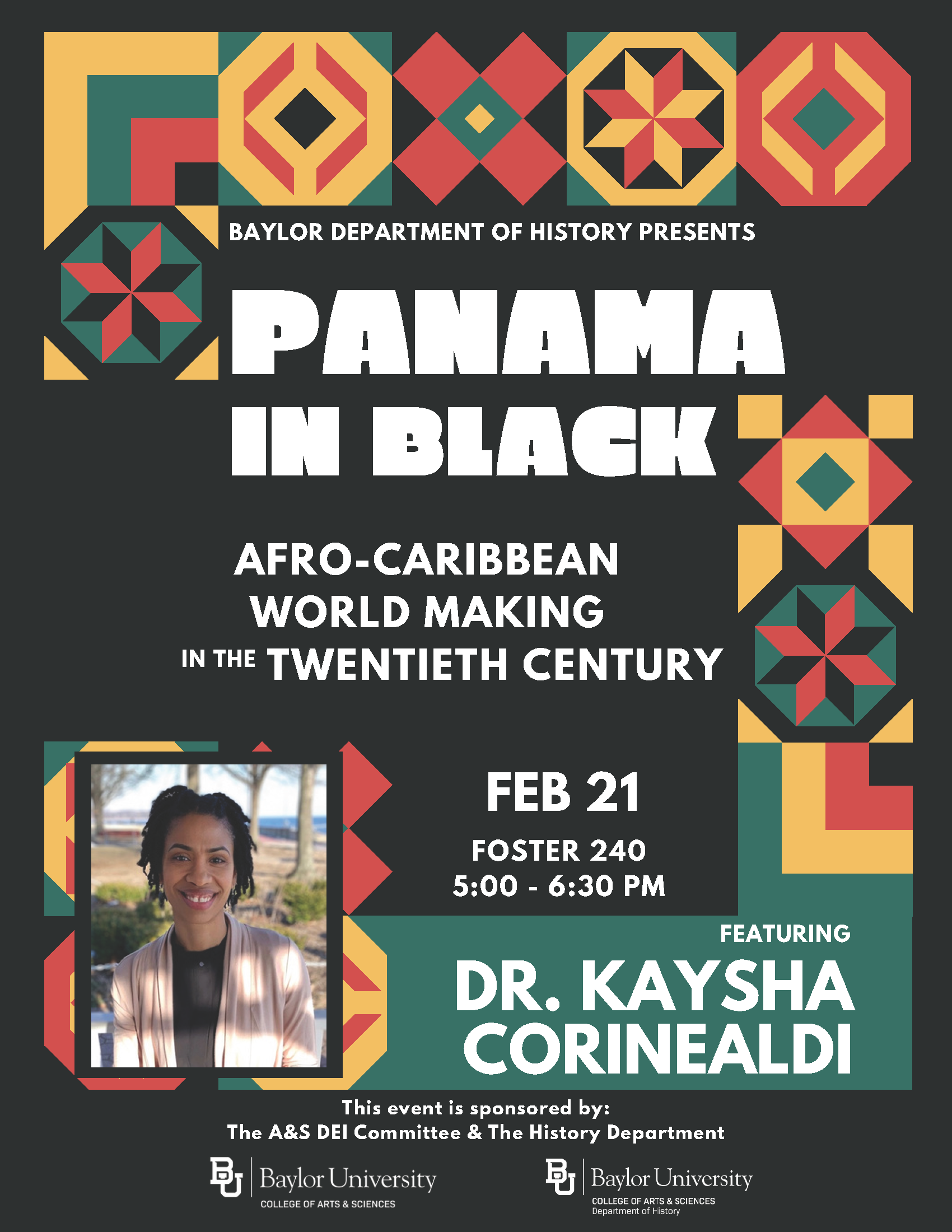 flyer of 2023 black history month lecture series