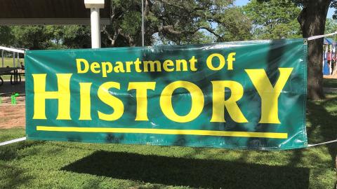 Department of History Sign