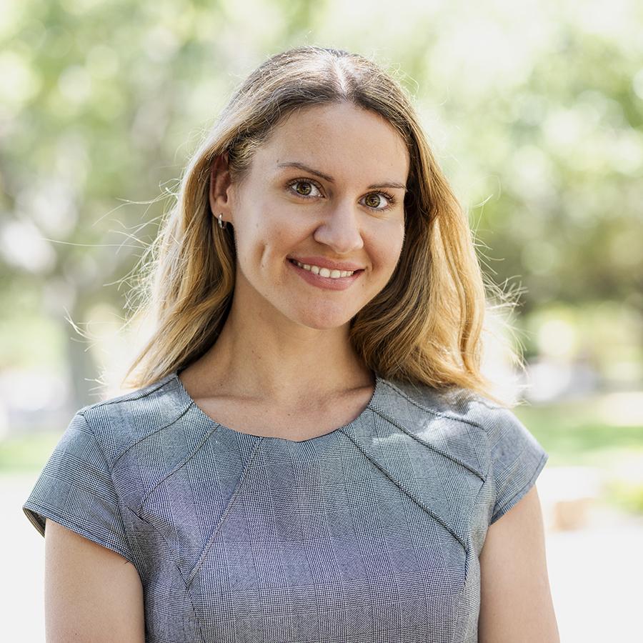 woman smiling